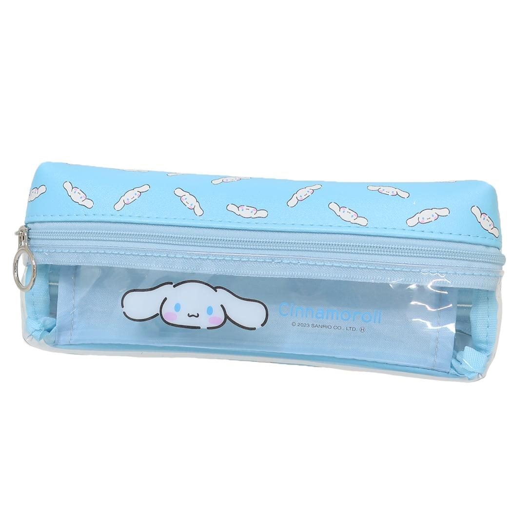 シナモロール グッズ ペンケース キャラクター 両面フリーポーチ 新入学拍卖