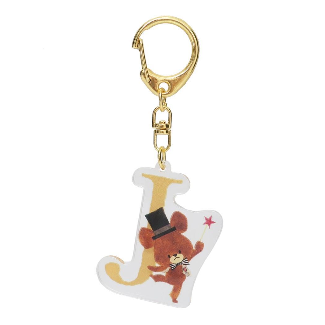 くまのがっこう イニシャルキーホルダー キーチェーン J 絵本キャラクター拍卖