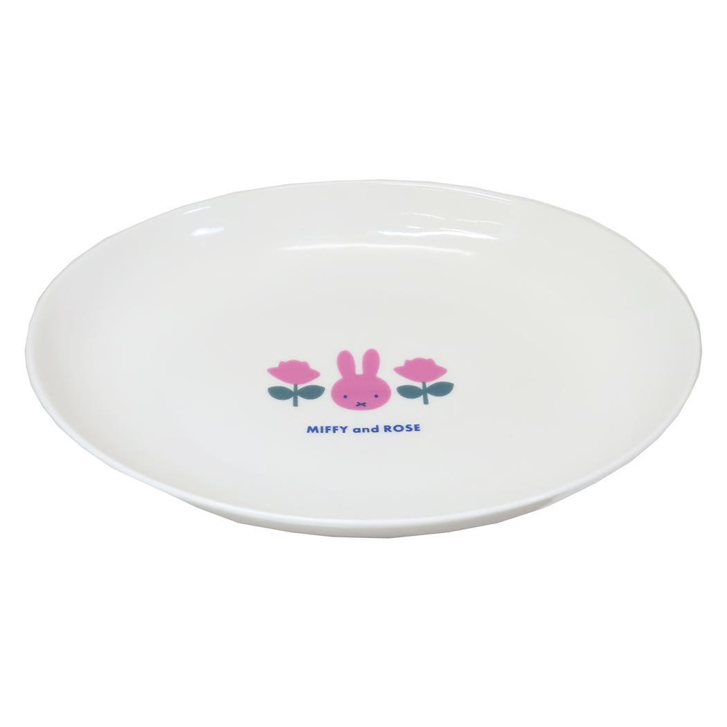 ミッフィー ディックブルーナ 絵本キャラクター 大皿 カレー&パスタ皿 MIFFY&ROSE ピンク拍卖