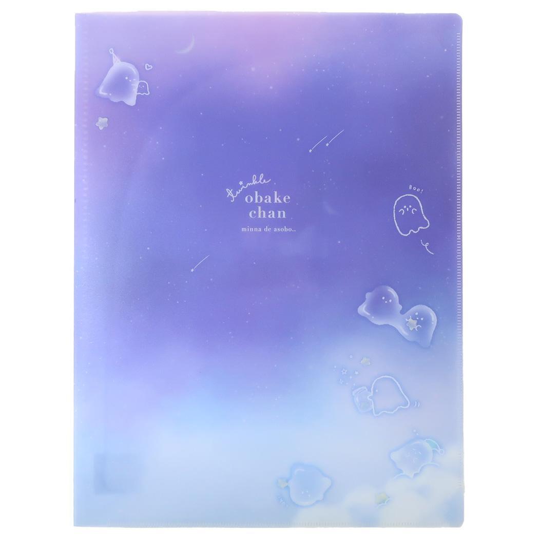 クリアファイル ふわっとおばけちゃん ハード6ポケットクリアファイル トゥインクルおばけちゃん 新入学 クーリア拍卖