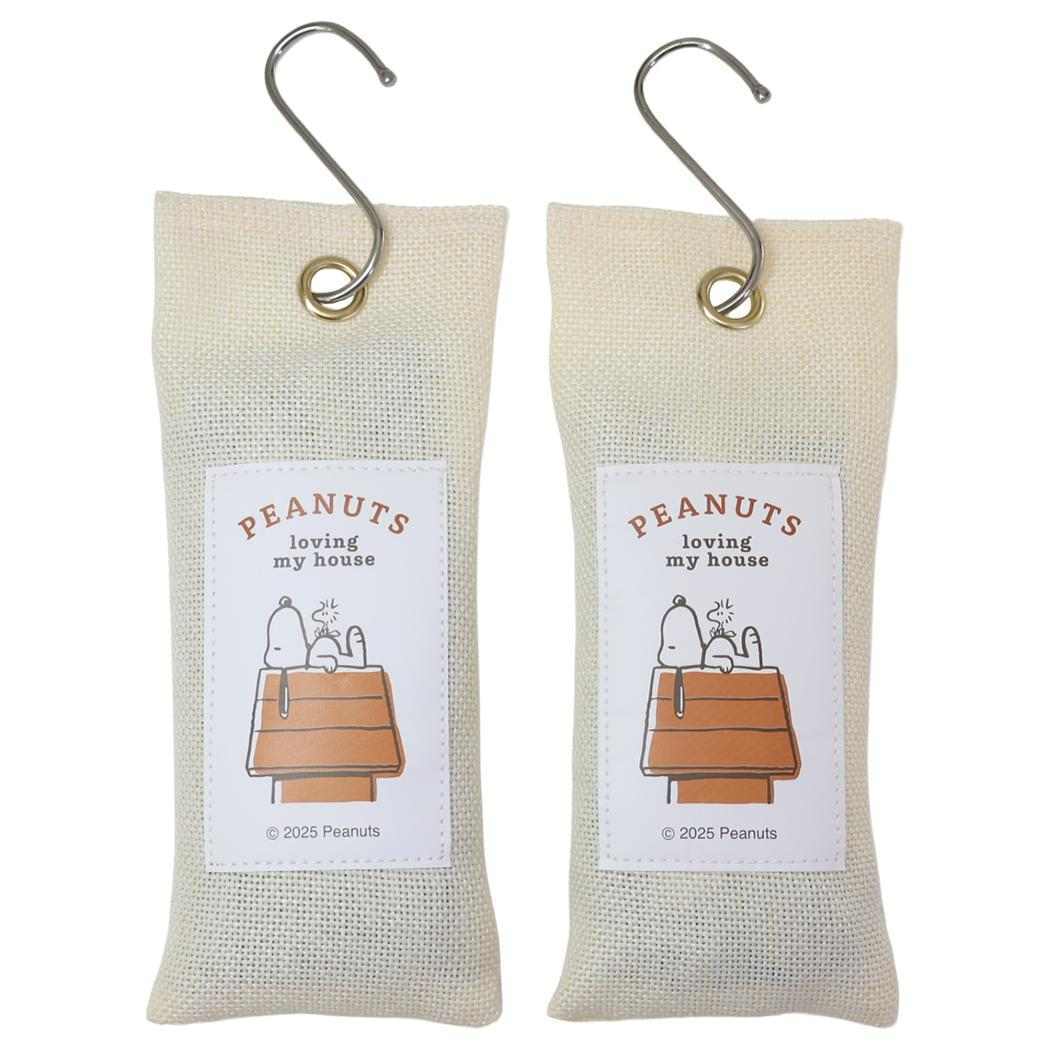 スヌーピー 生活雑貨 竹炭ミニセット my house ピーナッツ カミオジャパン 竹炭バッグ ニオイ対策 キャラクター グッズ拍卖