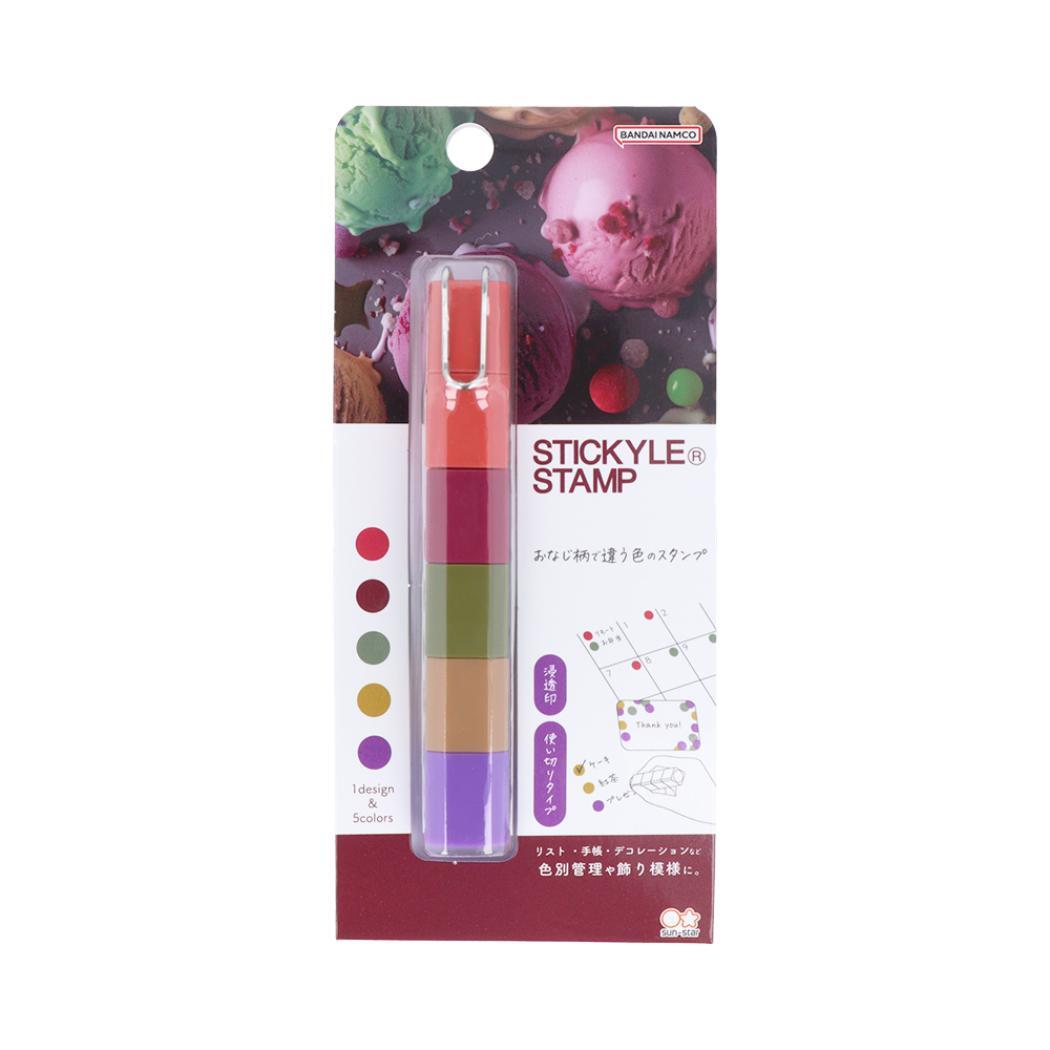 ハンコ スティッキールスタンプ あの人のお気に入り サンスター文具 はんこ 手帳デコ 浸透印 シンプル グッズ拍卖