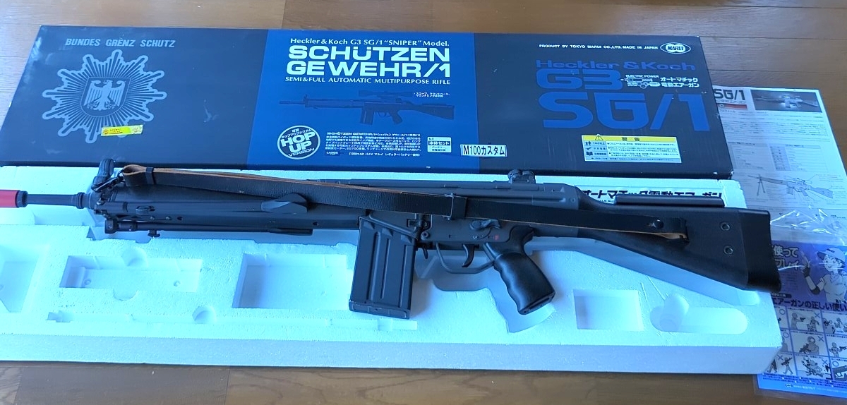 東京マルイH&K G3 SG/1 M100カスタム 電動ガン拍卖