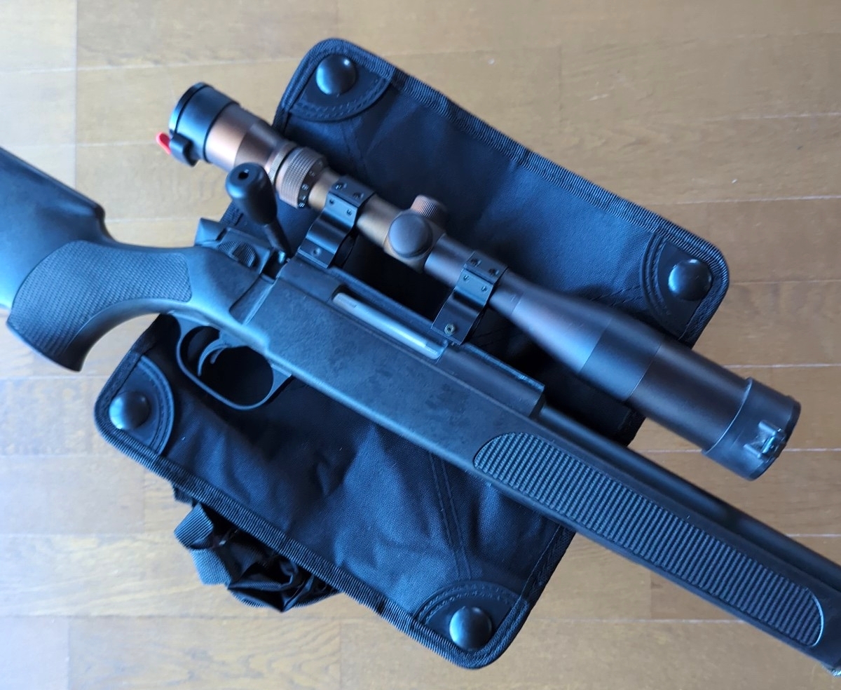 【MOJJIスコープ付】マルゼン APS-2 エアコッキングライフル 精密射撃モデル 3-9x40 サイト付属拍卖