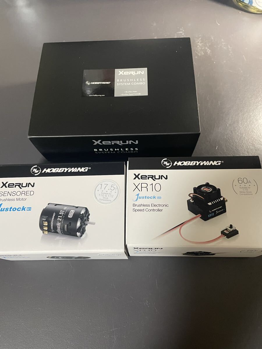 HOBBYWING Justock XR10 G3S 17.5T アンプ モーターコンポセット 拍卖