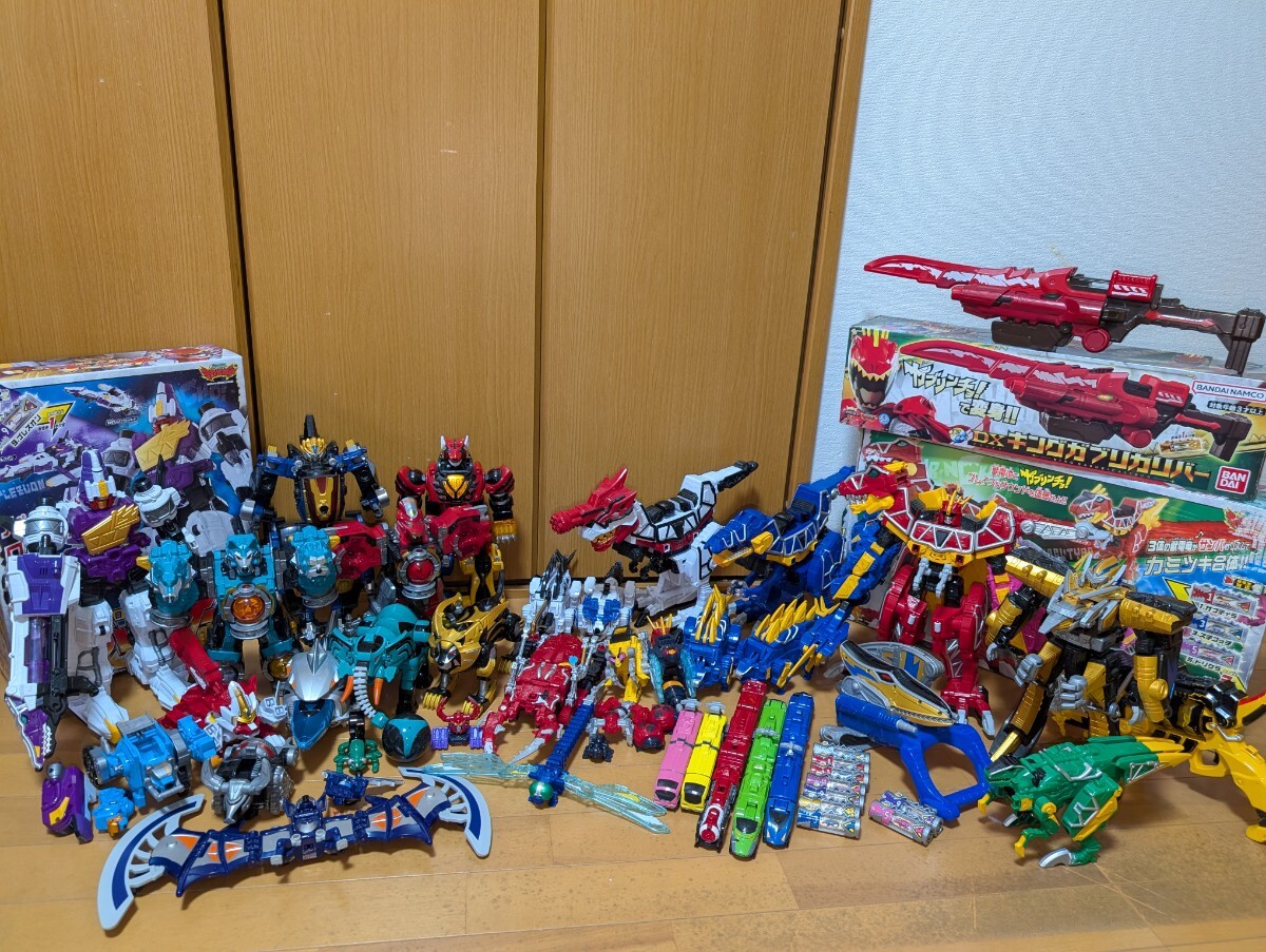 1円 スーパー戦隊 特撮 DX おもちゃ ロボ まとめ 売り キョウリュウジャー キングオージャー キューレンジャー ゲキレンジャー 等 セット拍卖