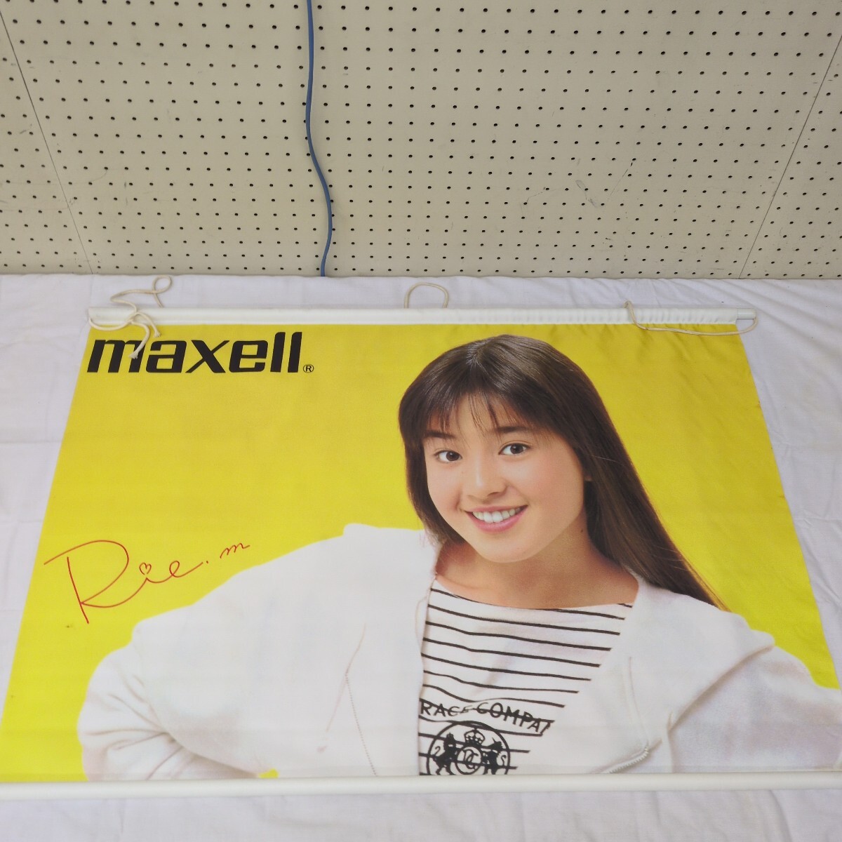 26 21【希少】Maxell マクセル 宮沢りえ 当時物 タペストリー? 特大拍卖