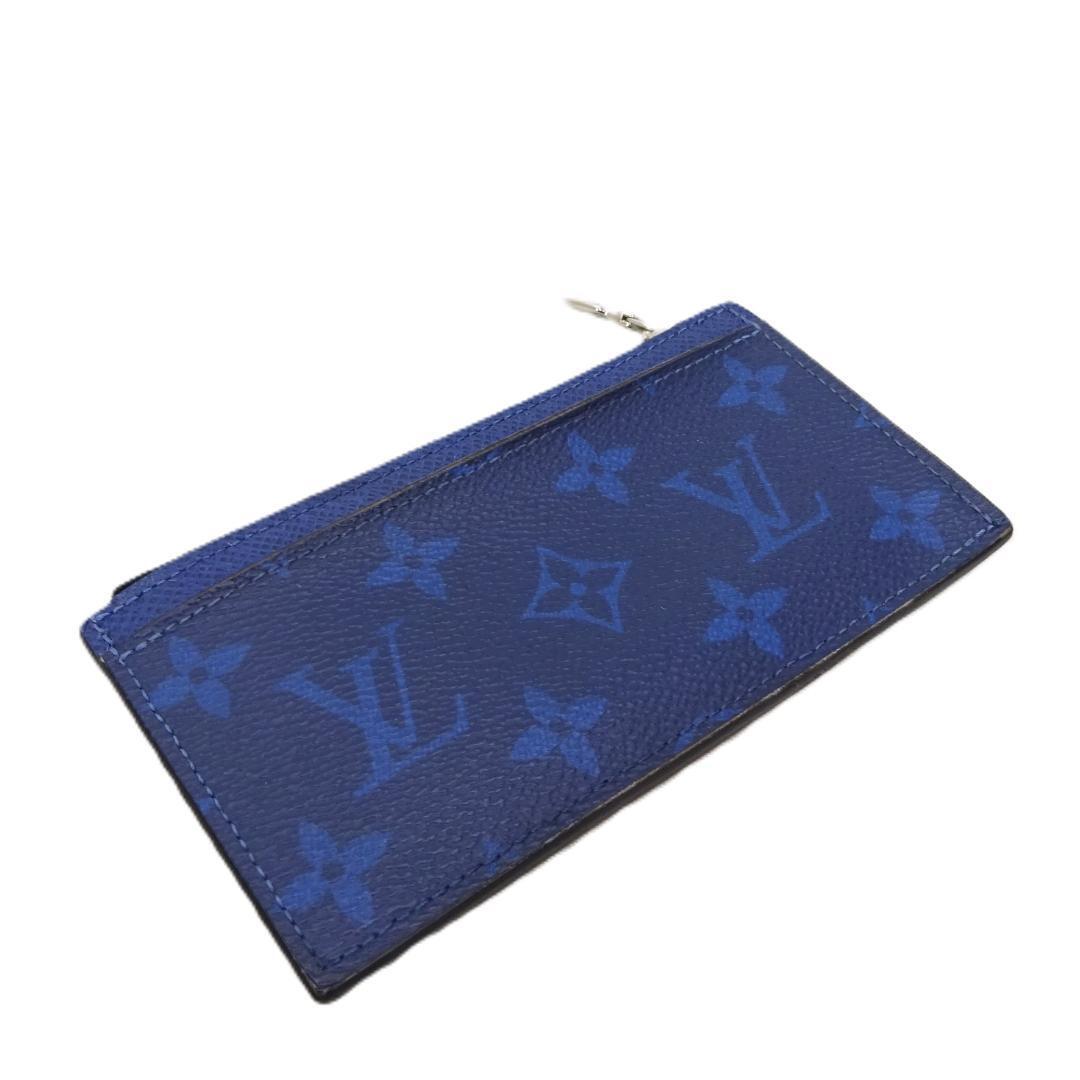 本物 ■ルイヴィトン■ミニウォレット モノグラム・エクリプス タイガラマ コバルト M30270 コインカード・ホルダー ファスナー財布拍卖