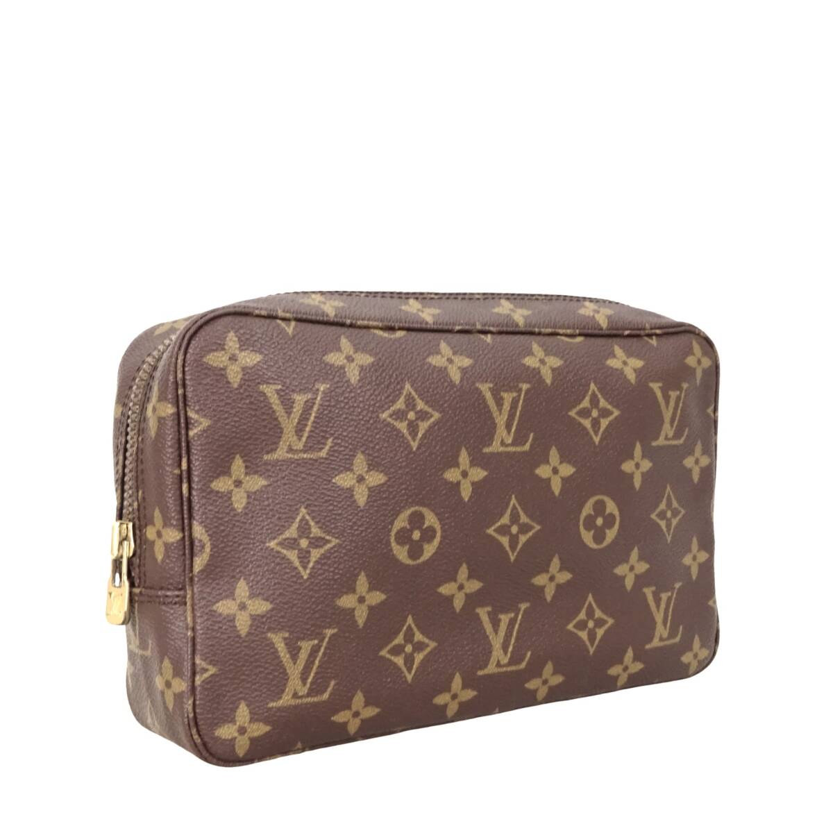 本物 美品 ■ルイヴィトン■モノグラム M47524 トゥルース・トワレット 23 化粧ポーチ クラッチバッグ セカンドバッグ拍卖