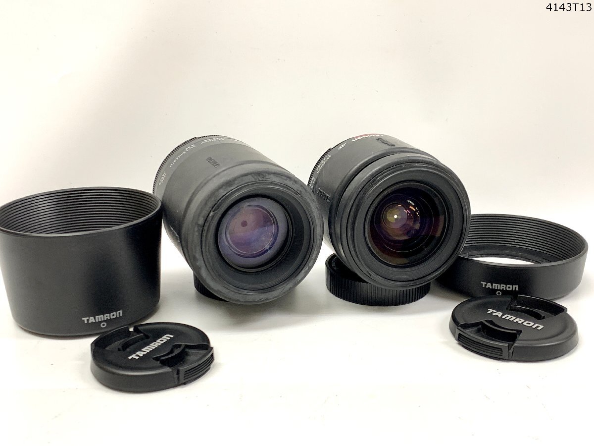 TAMRON タムロン ASPHERICAL AF 28-80mm 1:3.5-5.6 80-210mm 1:4.5-5.6 Nikon ニコン用 一眼レフ カメラ レンズ 2本 フード 4143T13-9拍卖