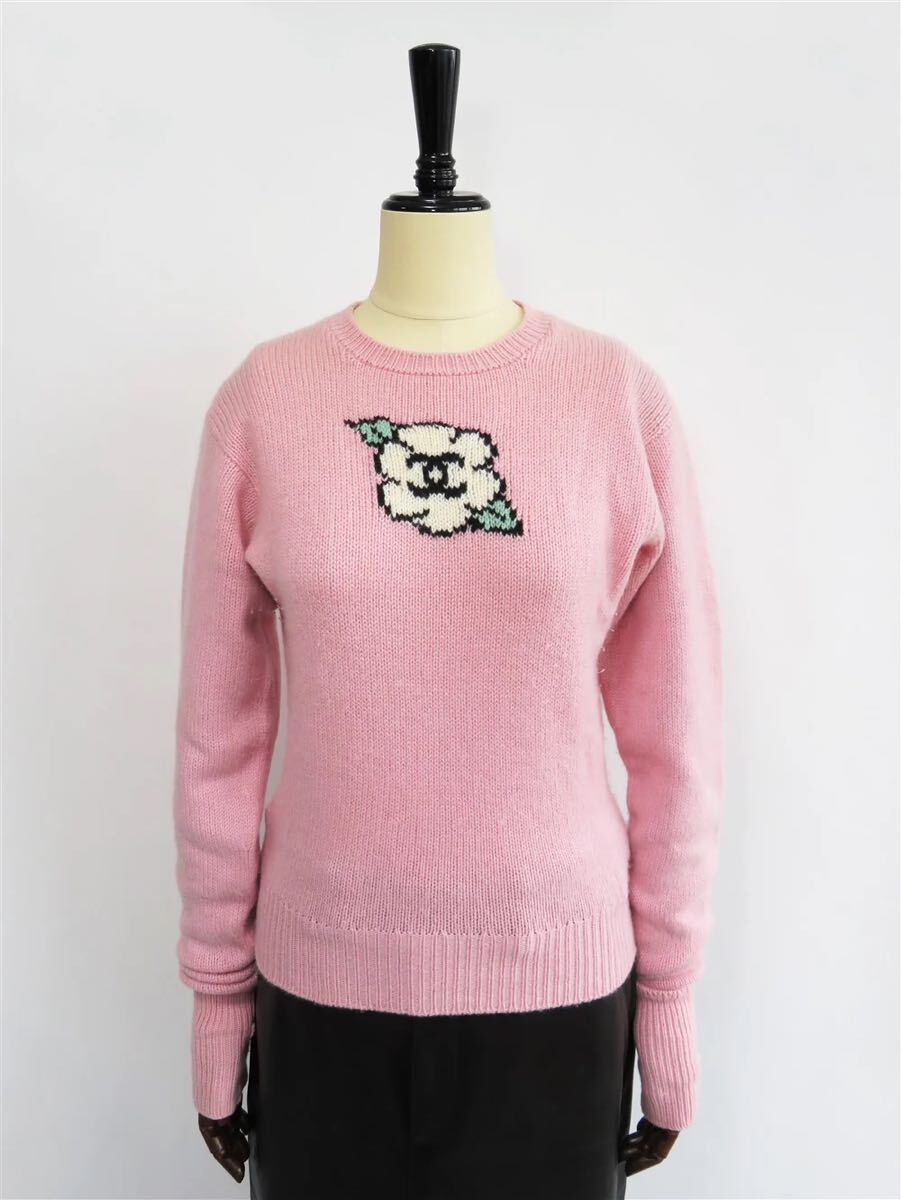 70875 CHANEL / シャネル CC ヴィンテージ カメリア ニット拍卖