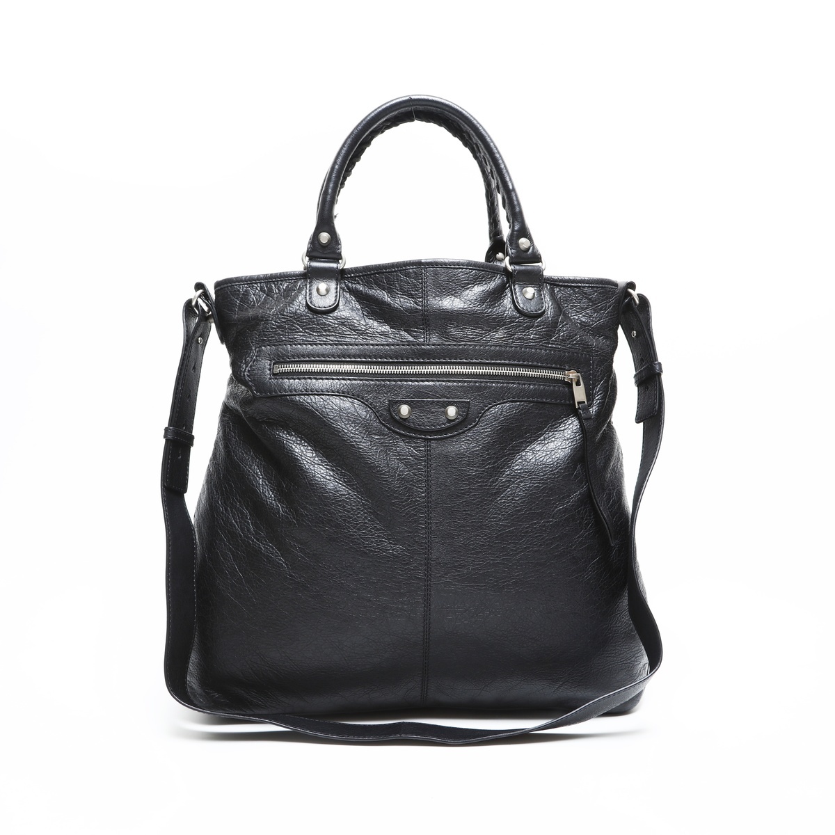 バレンシアガ BALENCIAGA ショルダーバッグ クラシック 2way レザー ブラック拍卖