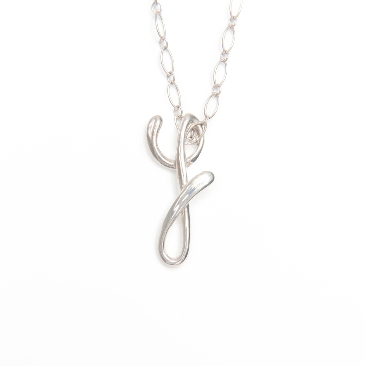 ティファニー TIFFANY&Co. ネックレス イニシャル Y 925 シルバー拍卖