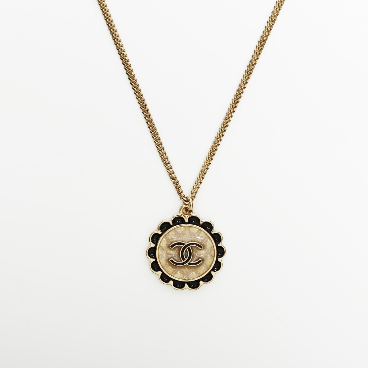 シャネル CHANEL ネックレス C24B 2024 ココマーク カメリア ゴールド拍卖