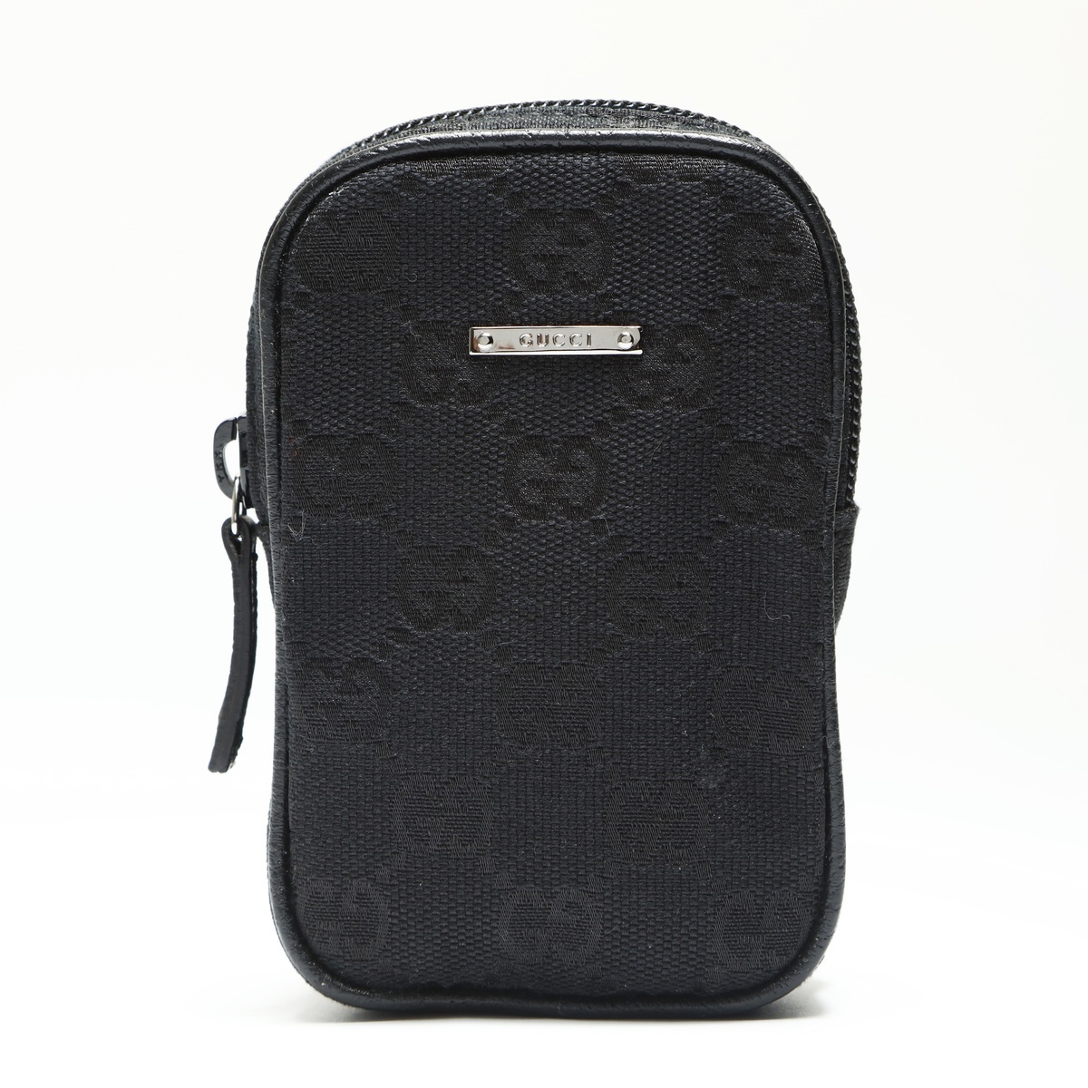 グッチ GUCCI ポーチ GGキャンバス シガレットケース キャンバス ブラック拍卖