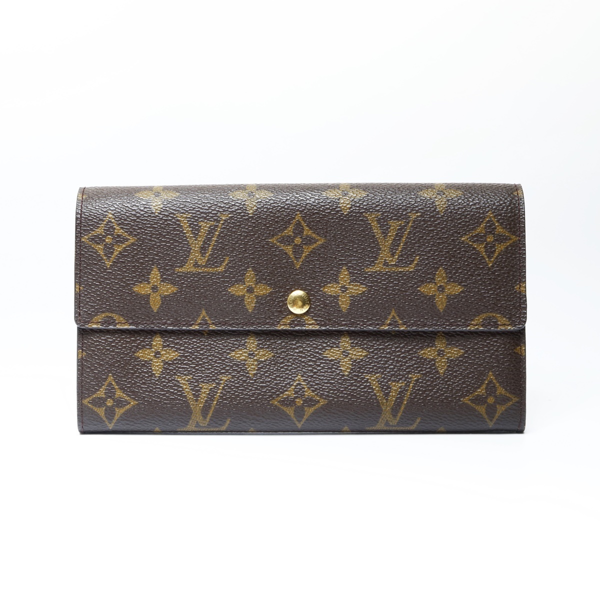 ルイ・ヴィトン LOUIS VUITTON 長財布 2001年製 モノグラム ポルトフォイユ サラ ブラウン拍卖