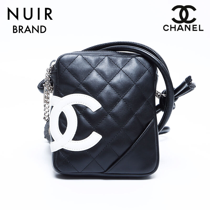 シャネル CHANEL ショルダーバッグ 9番台 カンボンライン ブラック拍卖