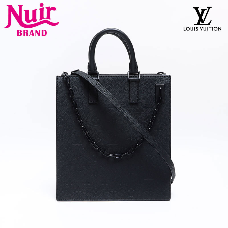 ルイ・ヴィトン LOUIS VUITTON ショルダーバッグ モノグラム サックプラ トリヨン 2way RFID ブラック拍卖