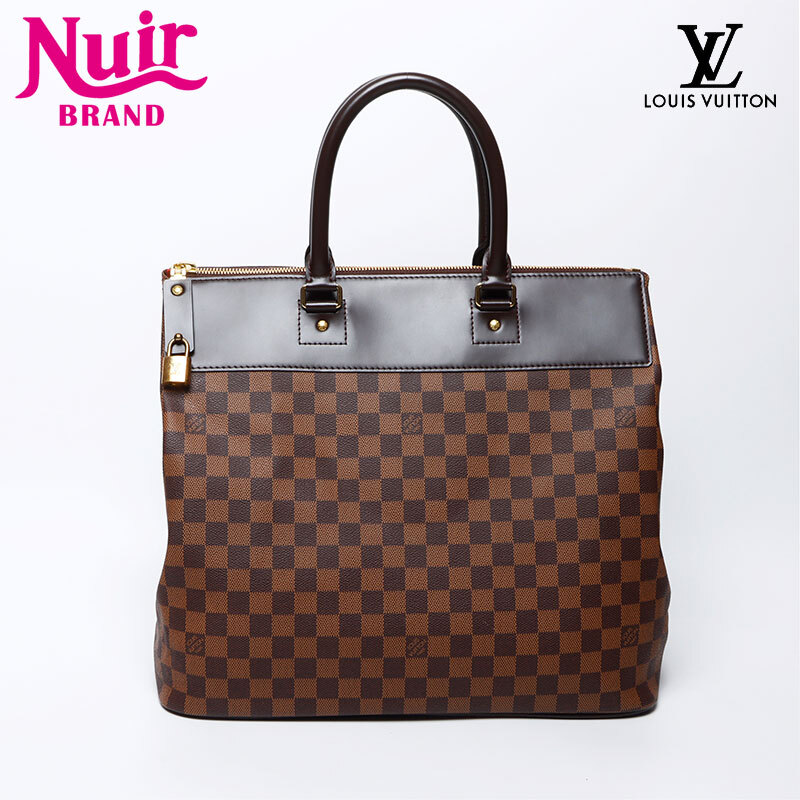 ルイ・ヴィトン LOUIS VUITTON トートバッグ チャーム ダミエ グリニッジ PM 1999 ブラウン拍卖