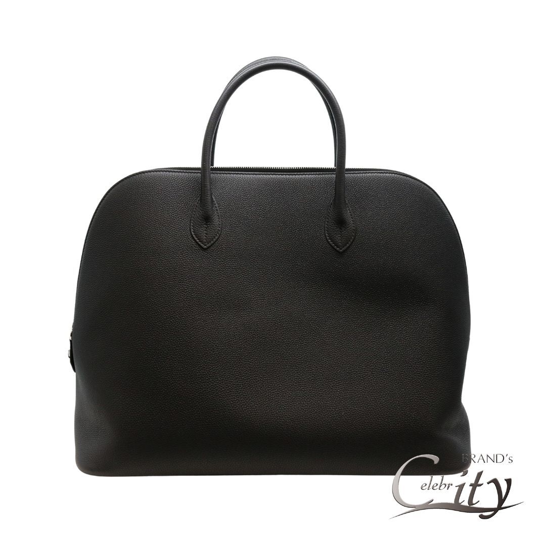 HERMES【エルメス】ボリード 1923 45 ブラック/シルバー金具 W刻印【USED】(JD-97602)拍卖