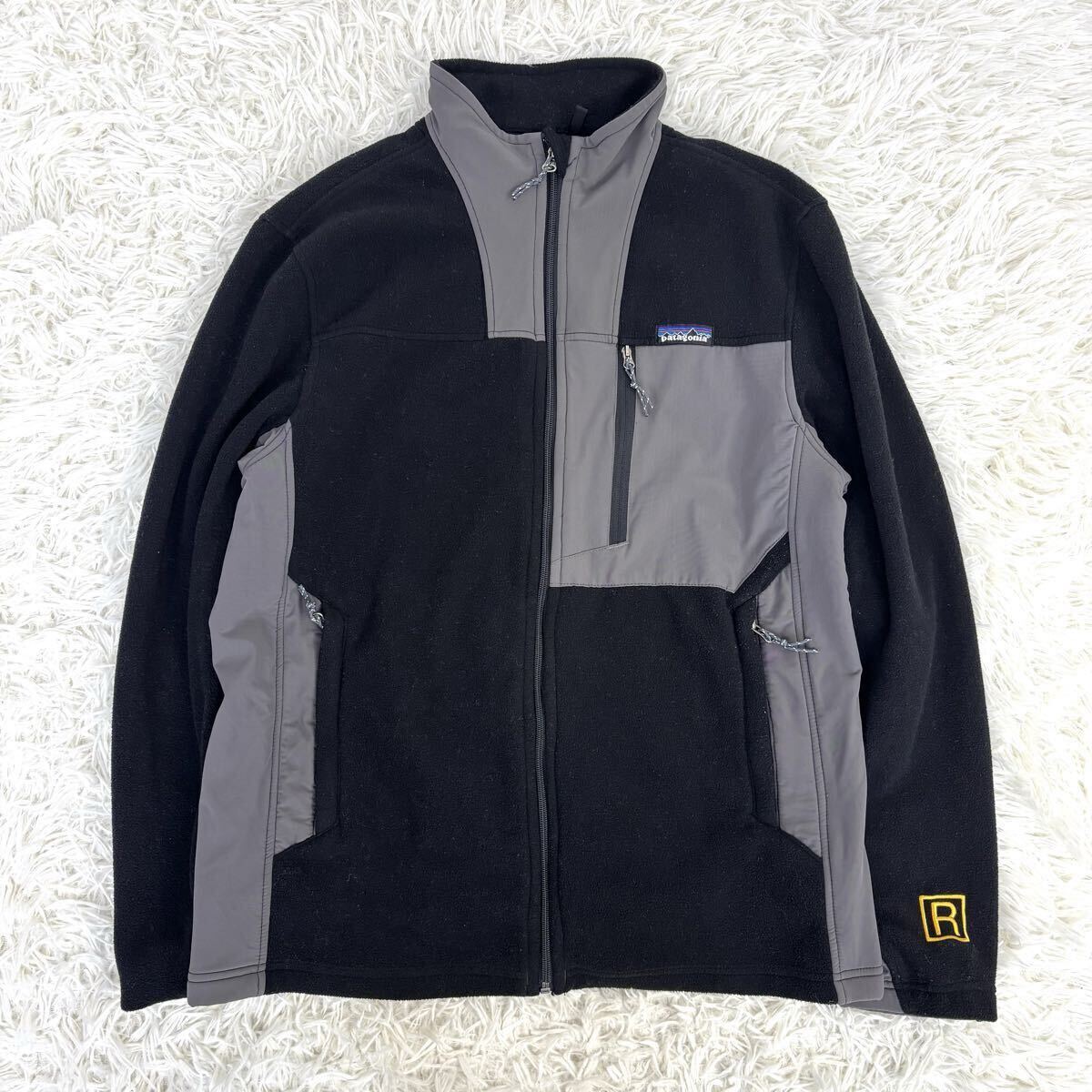 『希少!vintage!』 00年製 patagonia パタゴニア レギュレーター ハイロフト フリースジャケット ブラック 黒 L ヴィンテージ拍卖