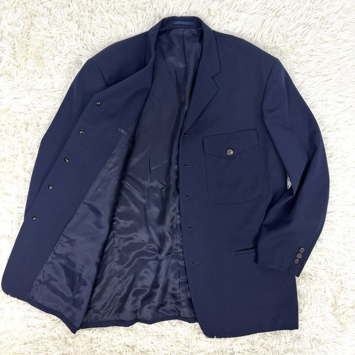 『希少!』archive ヨウジヤマモト Y's for men ワイズフォーメン テーラードジャケット ブレザー L程度 ネイビー 紺拍卖