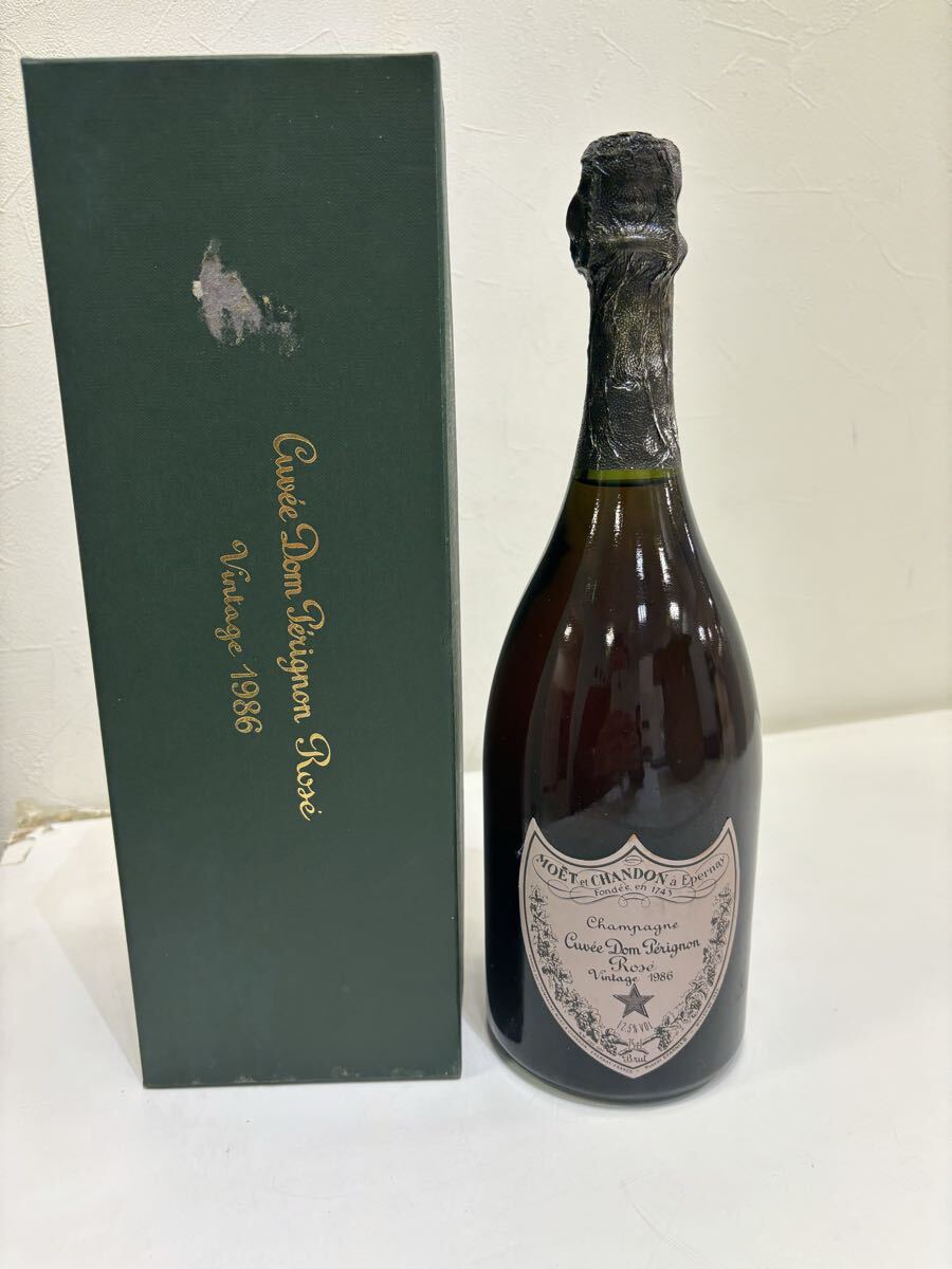 Dom Perignon シャンパン ドンペリニヨン ロゼ 1986年 箱付 750ml 12.5% シャンパーニュ Dom Perignon ヴィンテージ拍卖