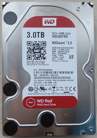 使用時間極少 2471時間 Western Digital 3.5HDD 3.0TB 5400rpm SATA拍卖