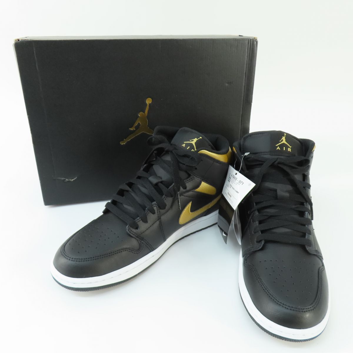 153s【未使用】NIKE ナイキ AIR JORDAN 1 MID エア ジョーダン ミッド DQ8426-071 US9.5 27.5cm 箱有拍卖