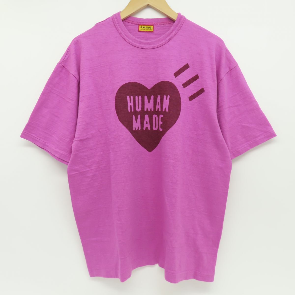 131s HUMAN MADE ヒューマンメイド Color T-Shirt カラー Tシャツ HM29CS033 2XL パープル ※中古拍卖