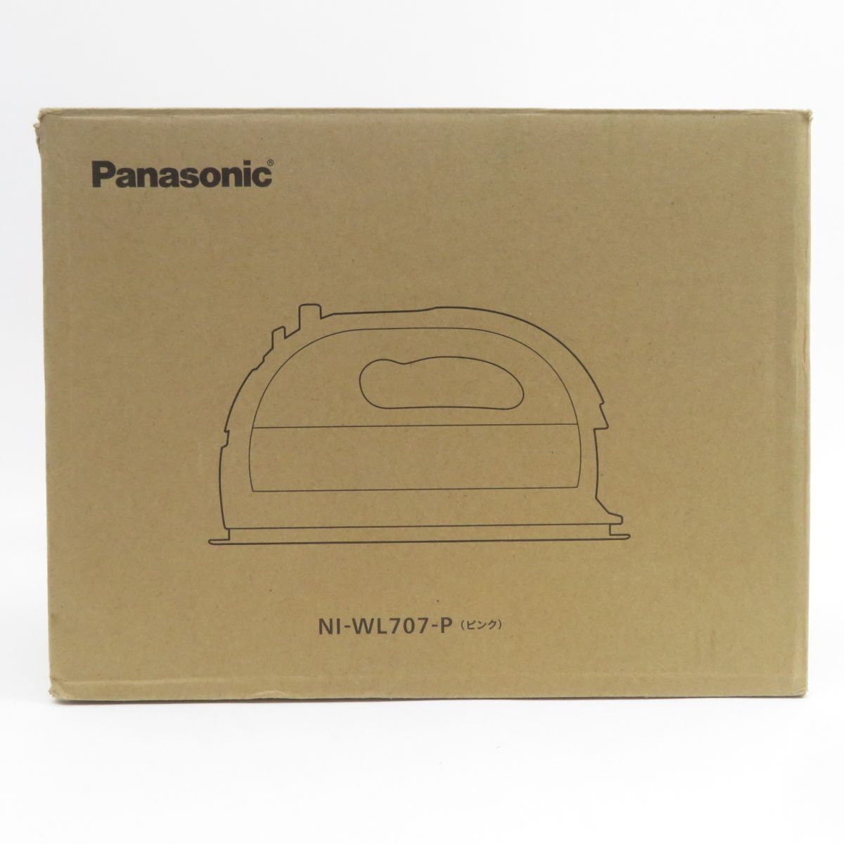 106 Panasonic パナソニック NI-WL707-P コードレススチームアイロン ピンク 2023年製 ※中古拍卖