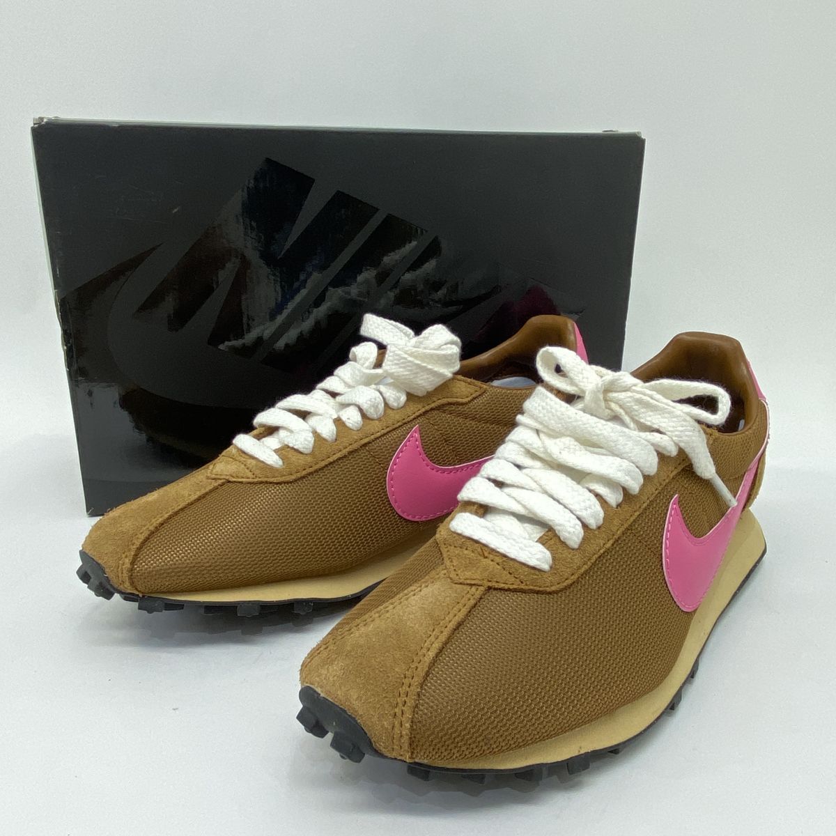 153s【未使用】NIKE ナイキ LD-1000 SP スペシャル ライト ブリティッシュ タン/ピンクシクル FQ9079-200 US8.5 26.5cm 箱有拍卖