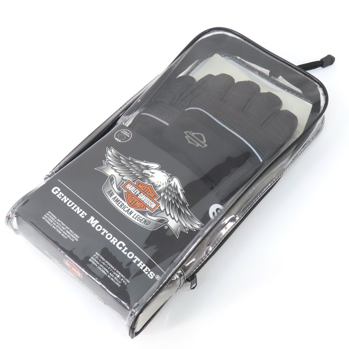 119 ハーレーダビッドソン Heated BTC 12V Waterproof レザー ガントレットグローブ 98298-17VM Sサイズ ※ジャンク拍卖