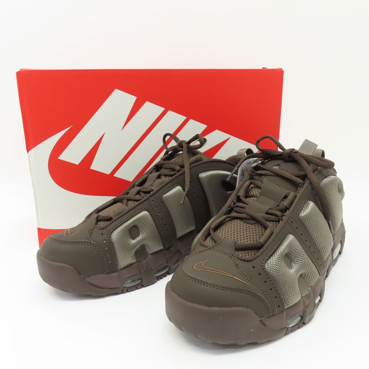 153s【未使用】NIKE ナイキ AIR MORE UPTEMPO LOW エア モア アップテンポ ロー FZ3055-200 US9.5 27cm 箱有拍卖