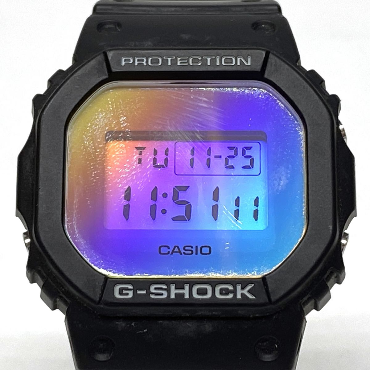 tu160s CASIO カシオ G-SHOCK Gショック DW-5600SR デジタル Iridescent Color 腕時計 ※中古 【津山店】拍卖