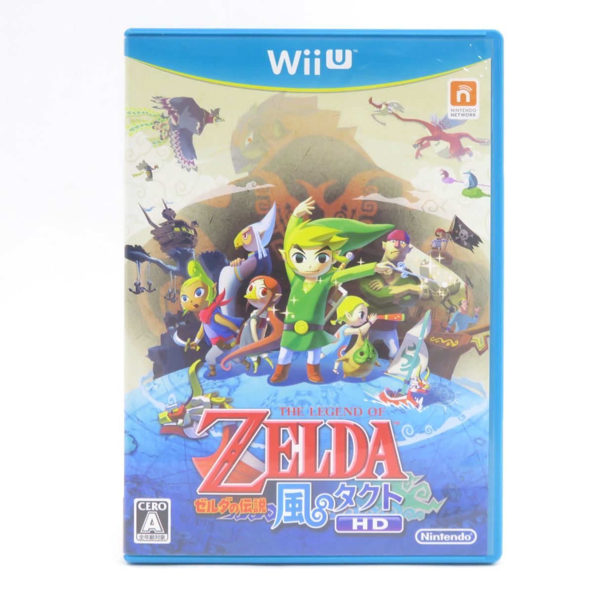 044 任天堂 Nintendo Wii U ソフト ゼルダの伝説 風のタクト HD WUP-P-BCZJ ※中古拍卖