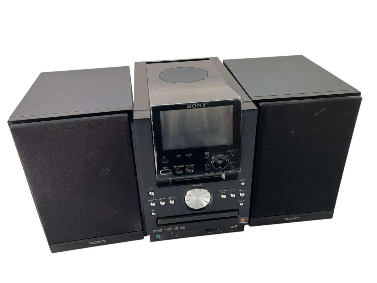 ◆通電確認済み SONY ソニー NAS-M90HD HDDオーディオシステム SS-M90HD スピーカーシステム CD MD コンポ ジャンク品 管理KA719拍卖