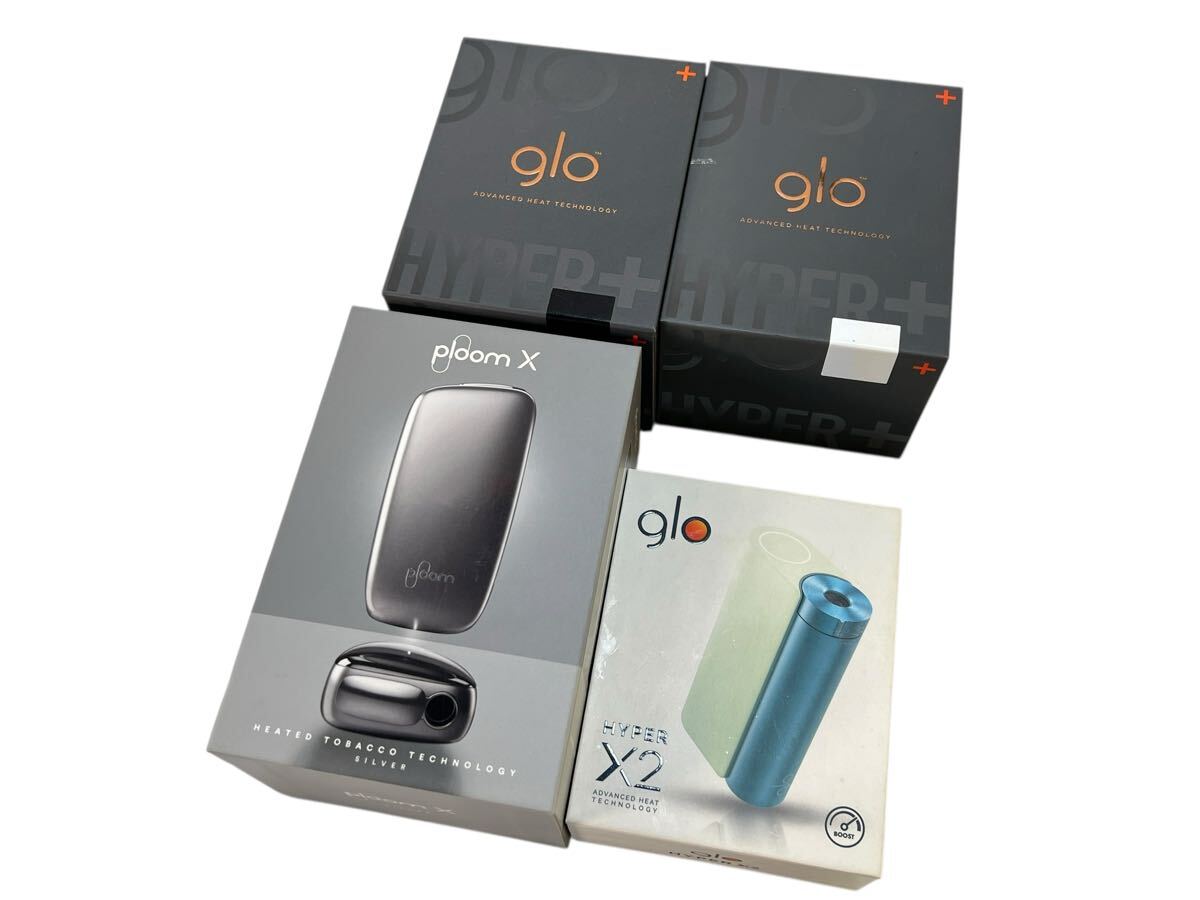◆まとめ売り 動作未確認 glo グロー Ploom 加熱式タバコ 4点セット HYPER X2 HYPER+ Ploom X 喫煙具 電子タバコ 現状品 管理KA733拍卖