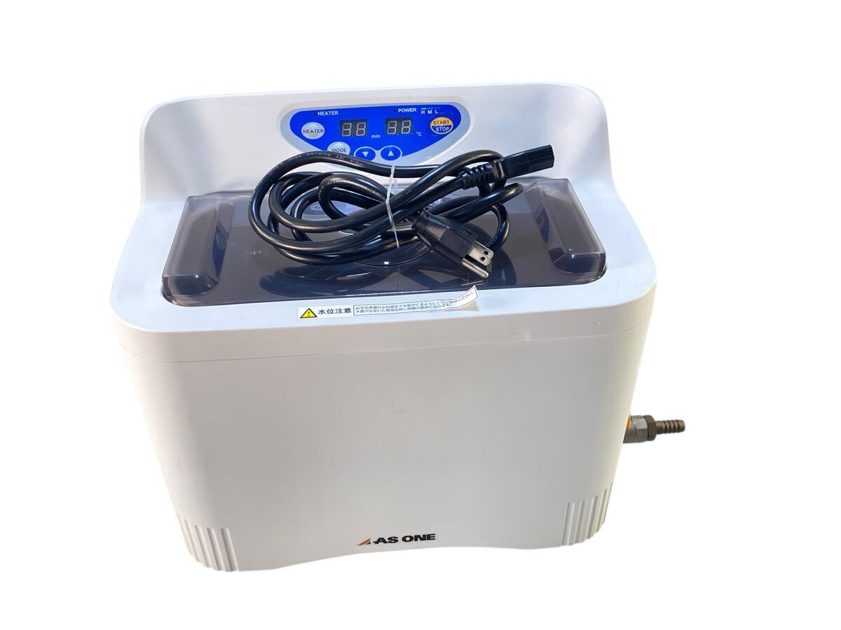 ★動作確認済み AS ONE アズワン ASU CLEANER ASU-6 超音波洗浄機 ヒーター付 タイマー付 研究 業務用 クリーナー ホワイト 管理KA753S拍卖