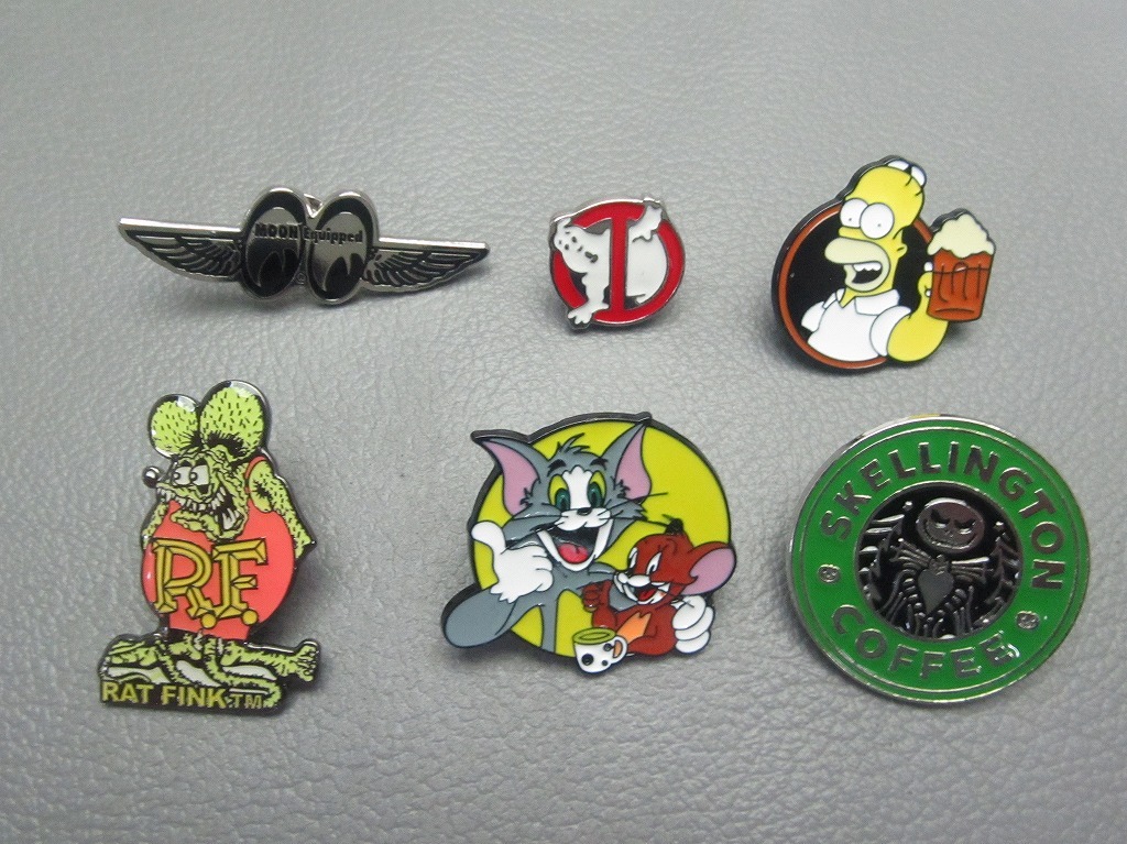 新品 ムーンアイズ ピンバッジ ピンバッチ ハットピン /23/ アクセサリー アメカジ 拍卖