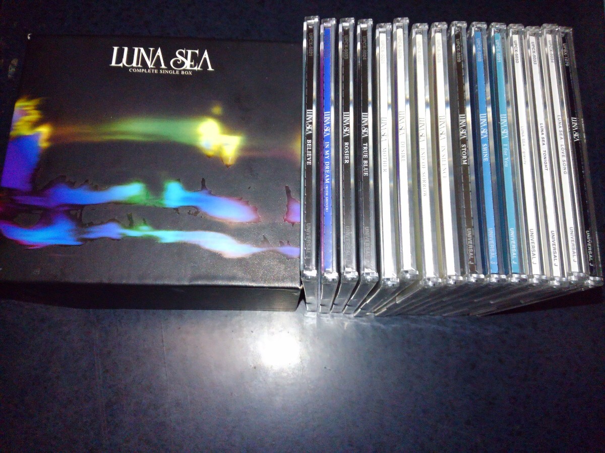 【限定生産BOX・CD14枚+特典DVD1枚】ほぼ新品・未開封 COMPLETE SINGLE BOX LUNACY LUNA SEA RYUICHI 河村隆一 SUGIZO INORAN Jジェイ 真矢拍卖