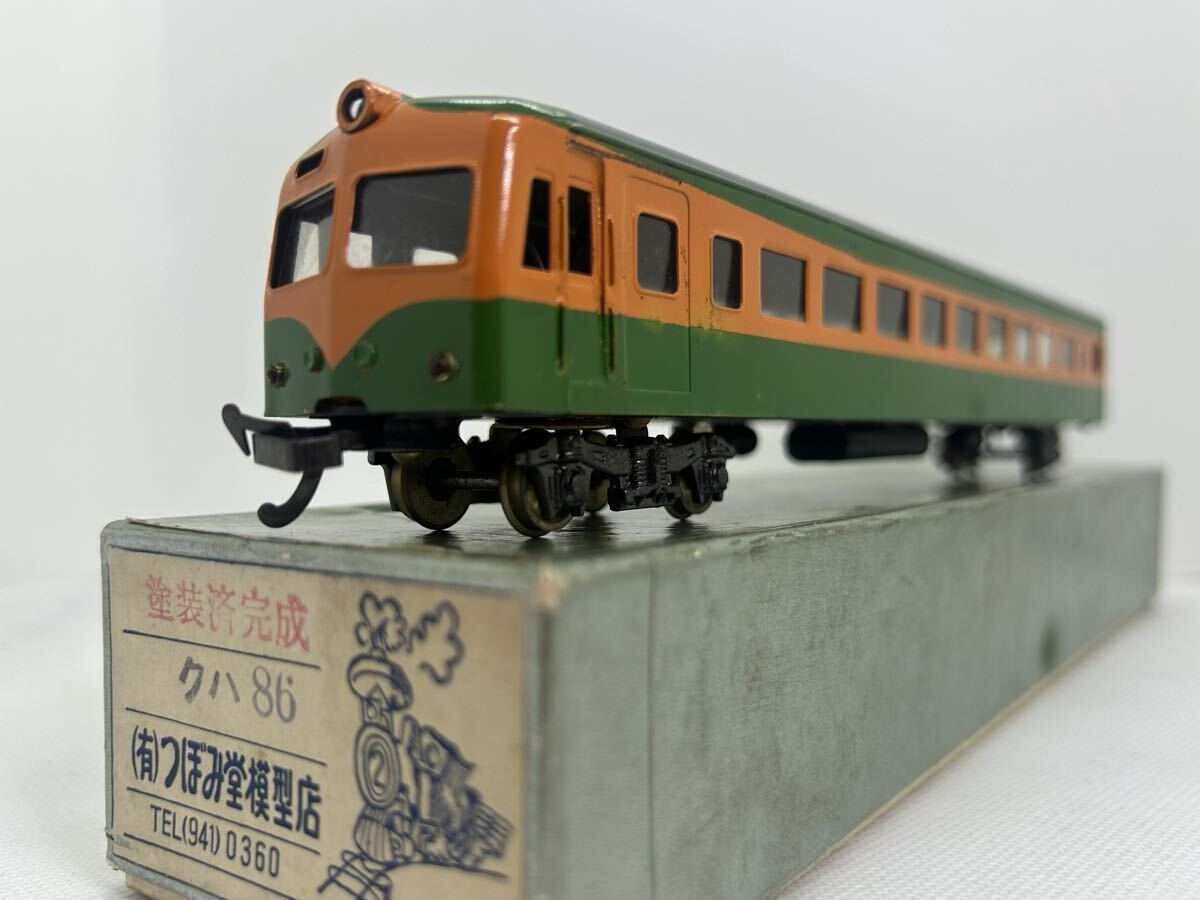 【HOゲージ】クハ 86 ライト点灯確認 つぼみ堂模型店 塗装済完成品拍卖