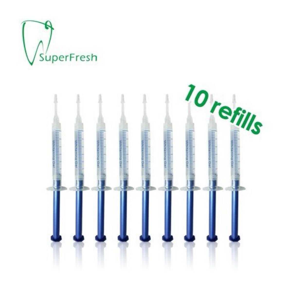 ホワイトニング 歯 ジェル 10本拍卖