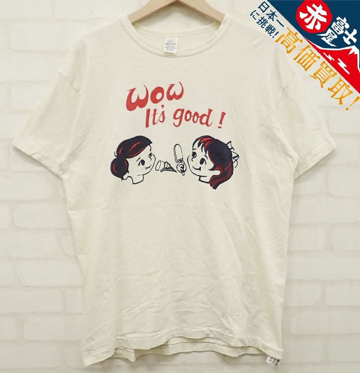 9T6295【クリックポスト対応】ウエアハウス 2ND-HAND 4064 JACK&JILL 半袖Tシャツ WAREHOUSE拍卖