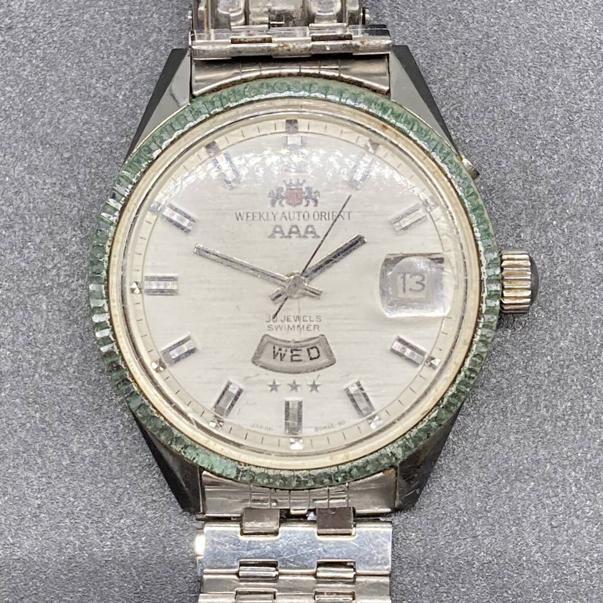 ORIENT オリエント WEEKLY AUTO ORIENT AAA ウィークリーオートオリエント 30JEWELS SWIMMER スイマー 30石 自動巻き 腕時計 1111a拍卖
