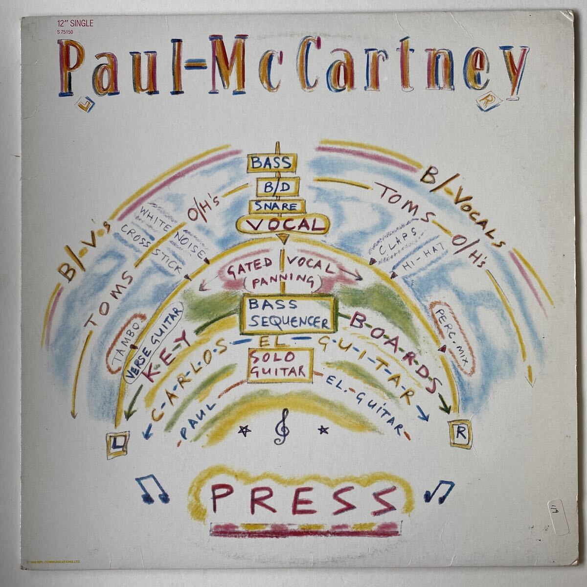 PAUL McCARTNEY PRESS 12拍卖