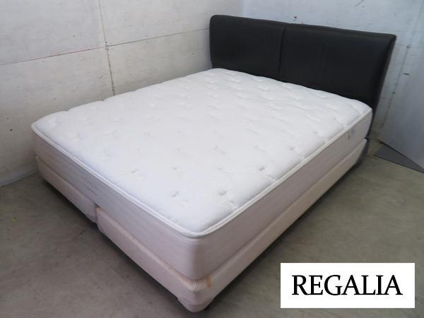 ■P396■IDC大塚家具■キングスダウン■レガリア/REGALIA■本革■パーフェクション■イースタンキングサイズ■クイーンサイズ■90万■拍卖