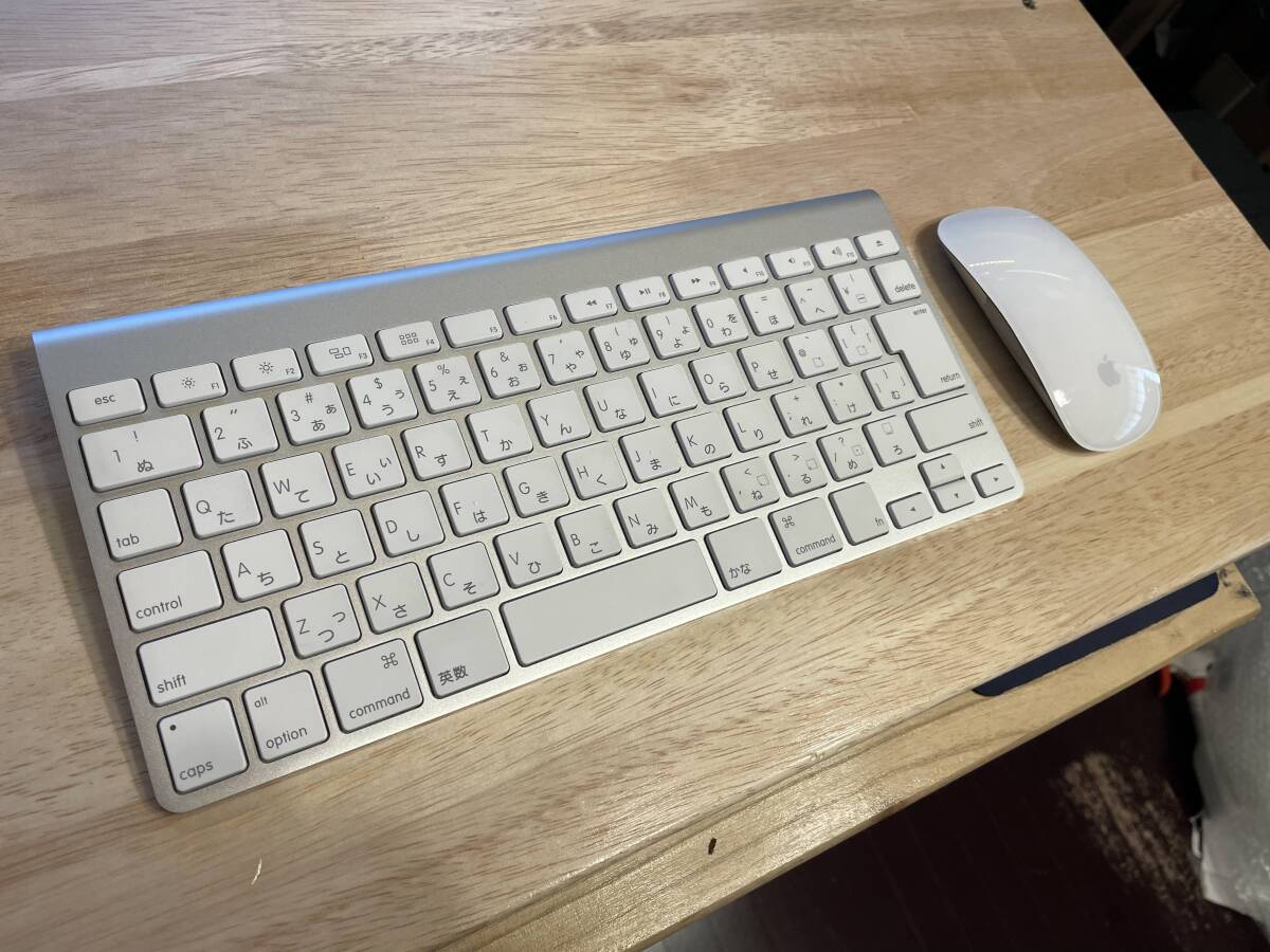 Apple Magic Keyboard and Mouse (MC184 と MB829)拍卖