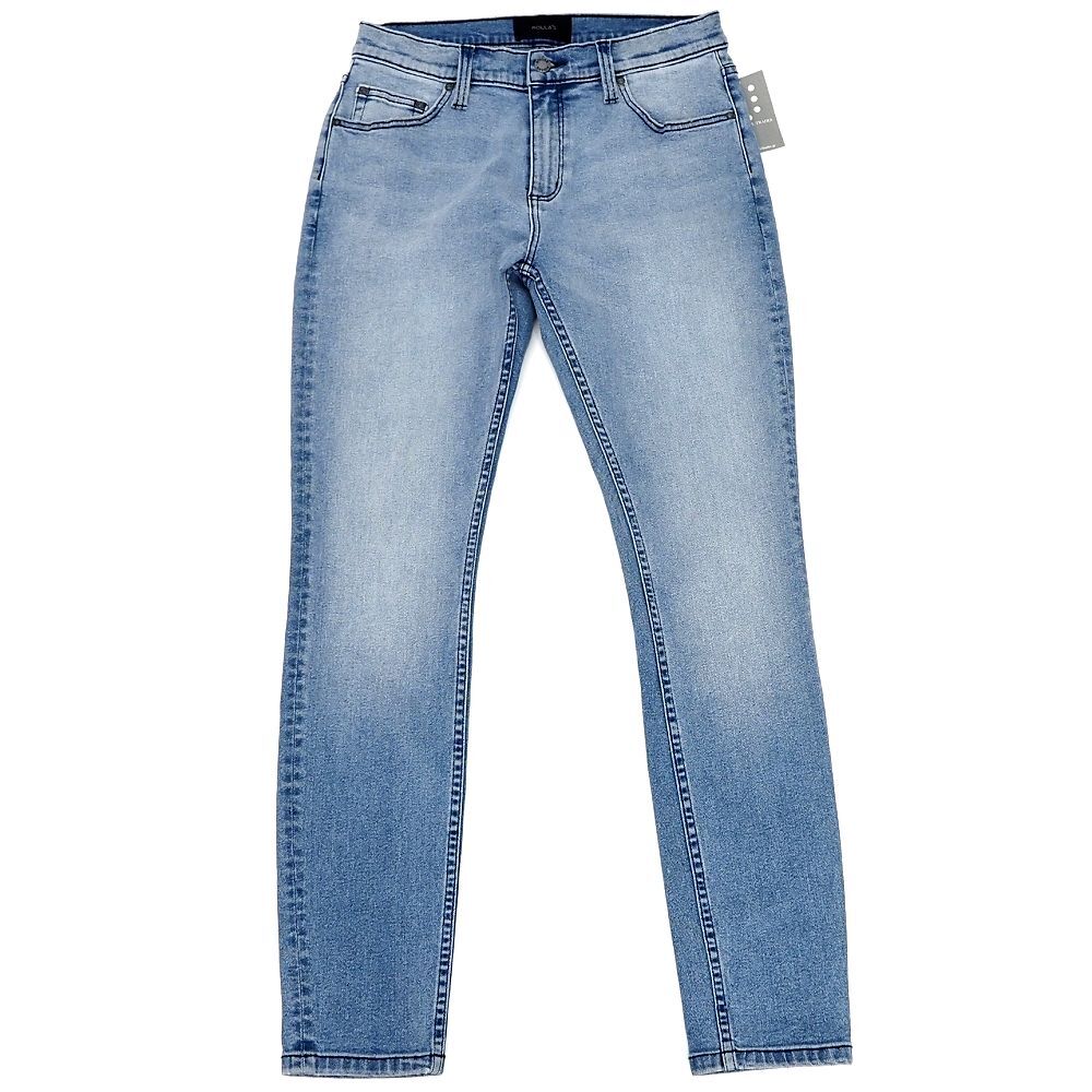 J06151 未使用品 ROLLA'S/STINGER デニム パンツ 【サイズ:32】 ライトブルー ストレット ローラス メンズ拍卖