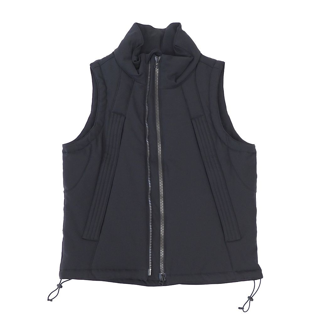 J06186 新品 24AW RIPVANWINKLE/MOUNTAIN JERSEY VEST 中綿ベスト 【サイズ:S】 ブラック RB-631 リップヴァンウインクル拍卖